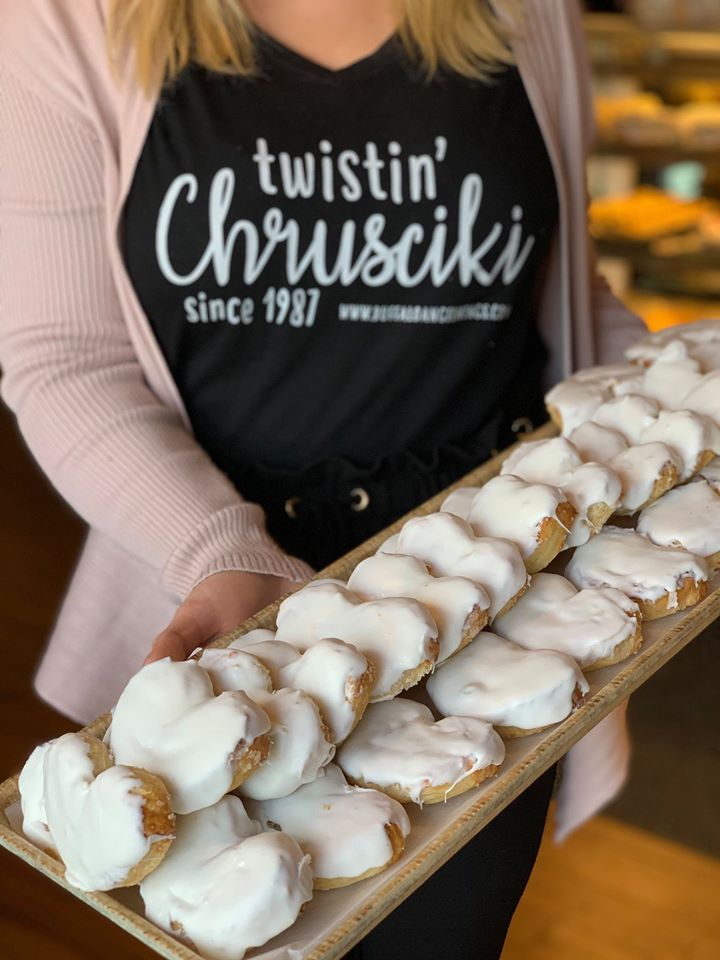 Mini Pastry Heart Platter